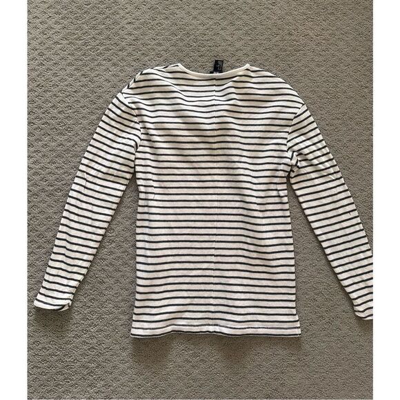 H&M Striped Lightweight Oversized Sweater XS - Picture 2 of 6